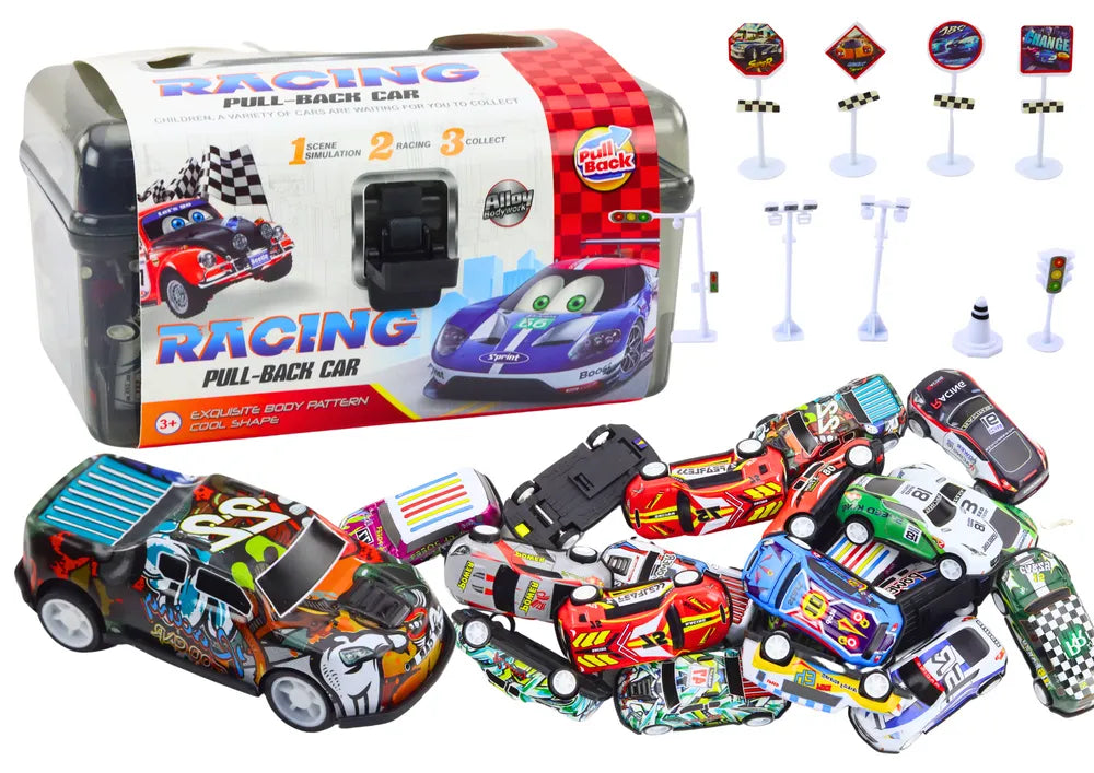 Springs automobiliai lagaminėlyje 25 vnt